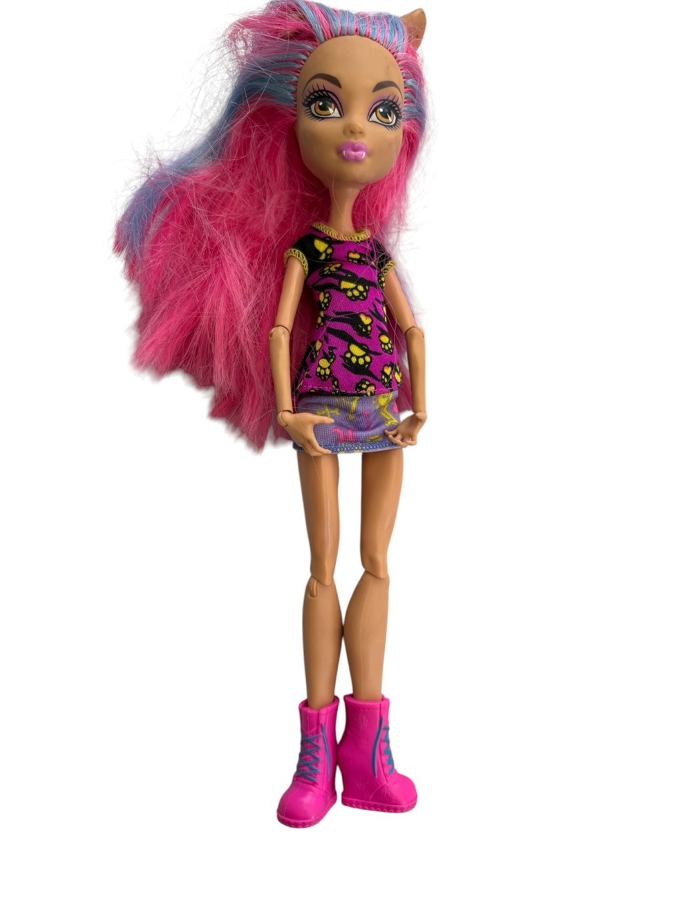 Monster High Howleen Wolf doll creepateria clothes boot